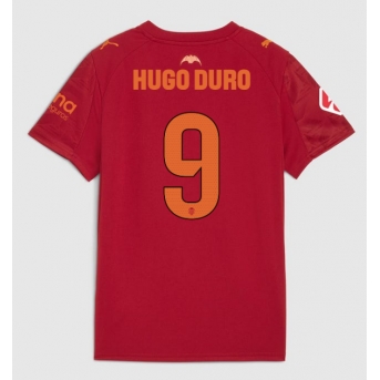 Billige Fotballdrakt Valencia Hugo Duro #9 Replika Bortedrakt 2025-26 Kortermet